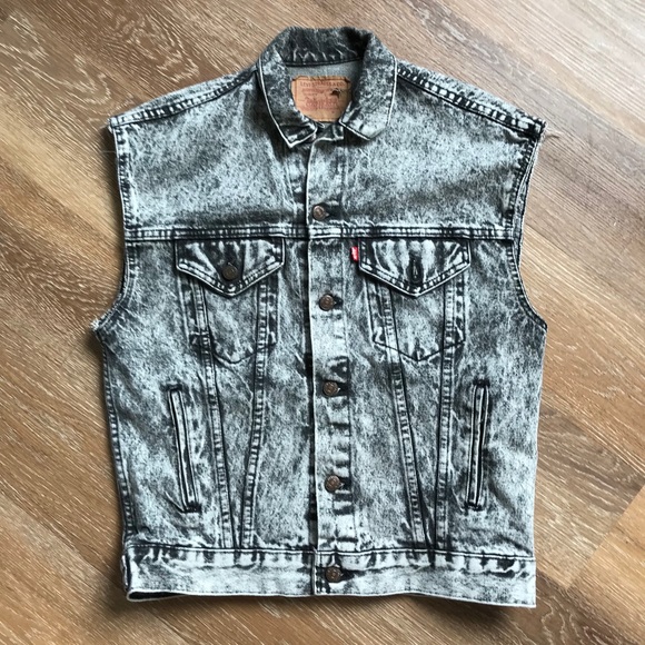 Levi's Other - Levi’s - Denim Vest - Black/White - Large